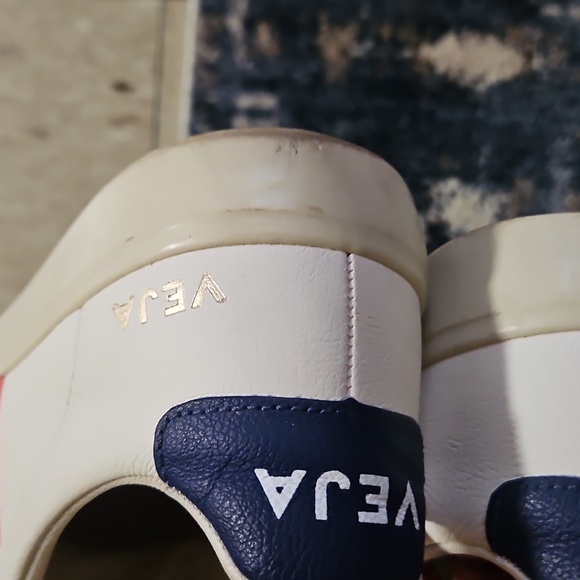 Veja White and Orange Sneakers - Picture 4 of 9